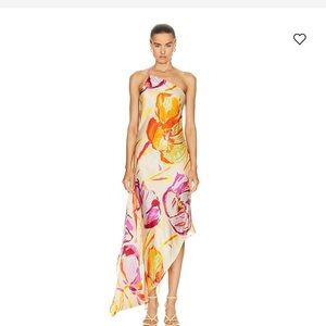 Floral One-Shoulder Dress